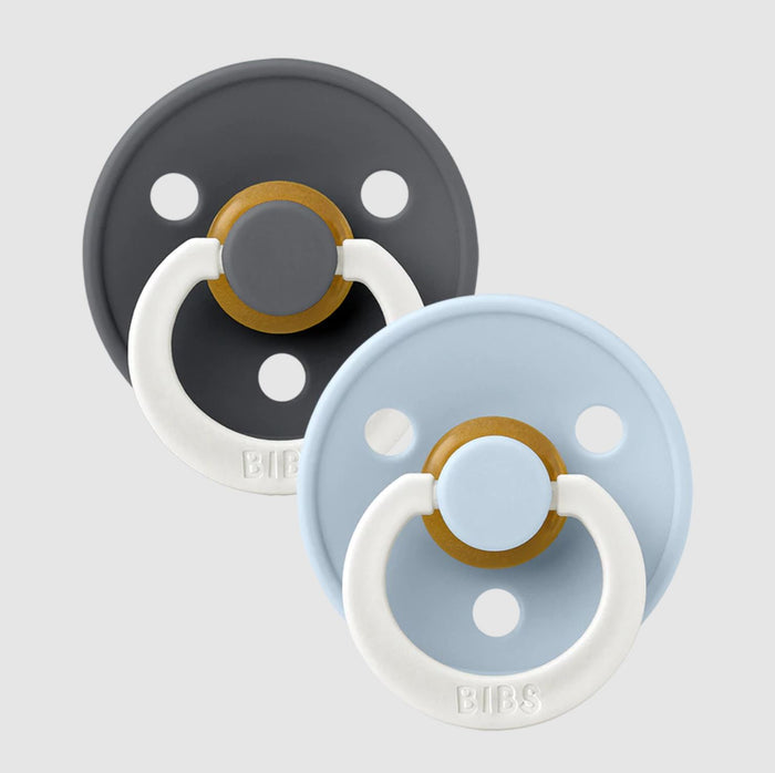 Soother - Pacifier - Glow In The Dark - 100% Natural Rubber - Size 1 - Set Of 2