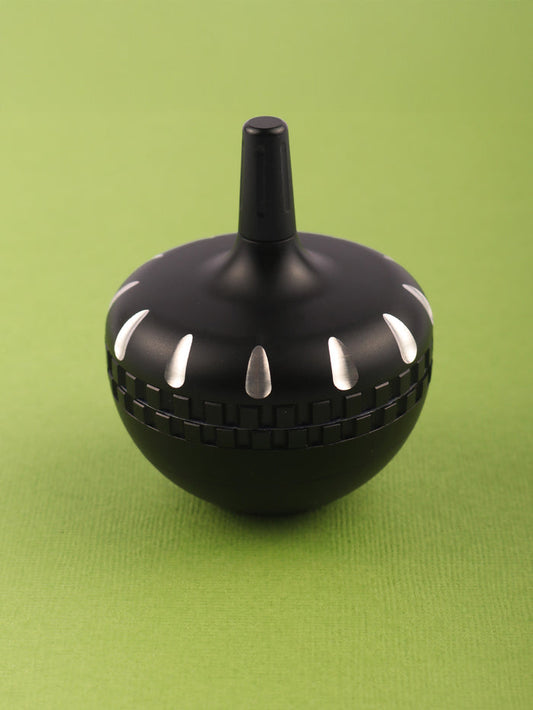 Spinning Top Grinder 63mm 3pc | Black-Image 1