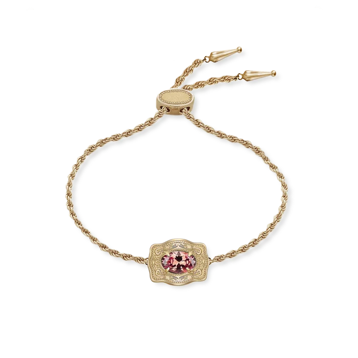 SpurWest Ultra Mini Belt Buckle Bracelet - Gold -October