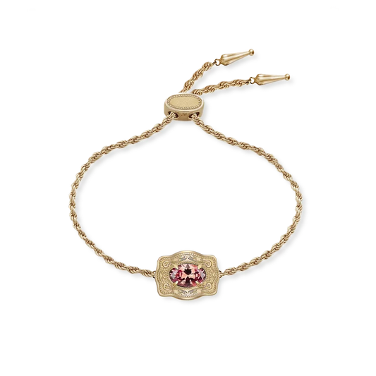 SpurWest Ultra Mini Belt Buckle Bracelet - Gold -October