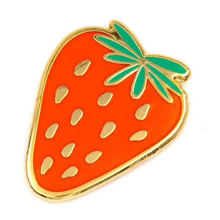Strawberry Enamel Pin