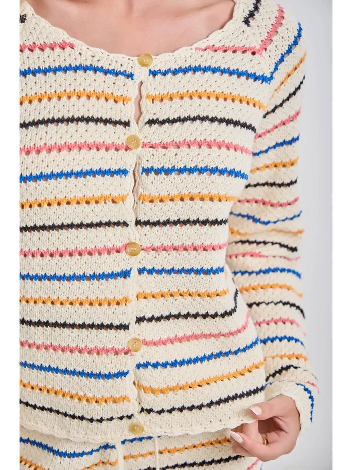 Stripe Knit Sweater