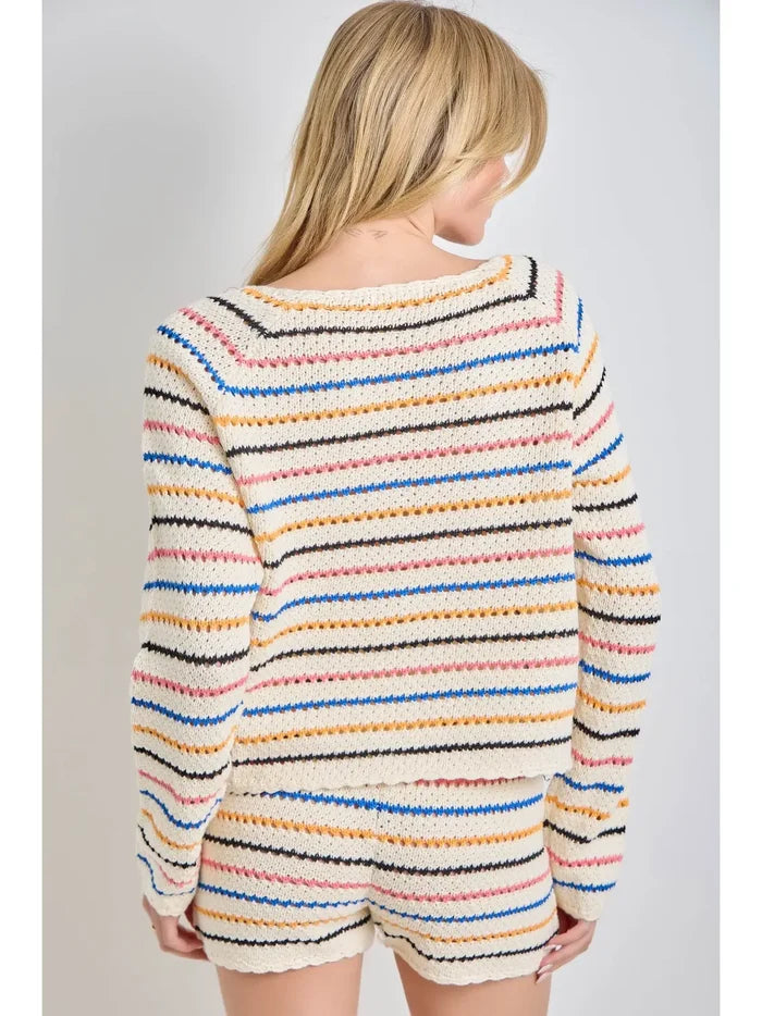 Stripe Knit Sweater