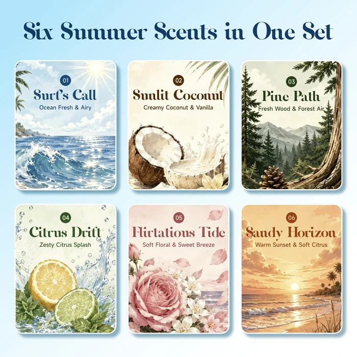 Summer Drift Essential Oil Set 6pcs*10ml