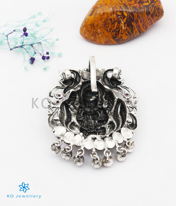 The Harshini Silver Lakshmi Pendant