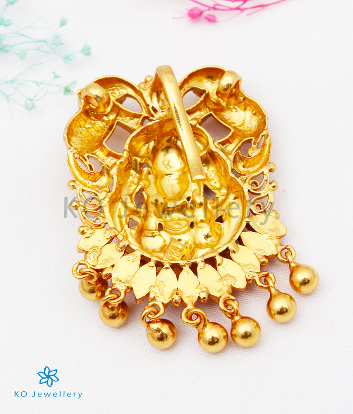 The Ipshita Silver Lakshmi Pendant