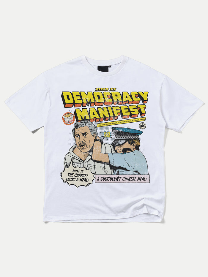 This is Democracy Manifest T-Shirt | White-Image 4