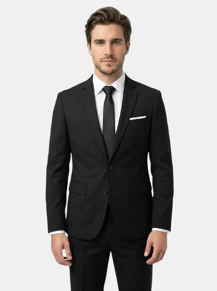 Elegant men's suit set by LondonLaneStore featuring a tailored blazer and matching tie, perfect for formal occasions.