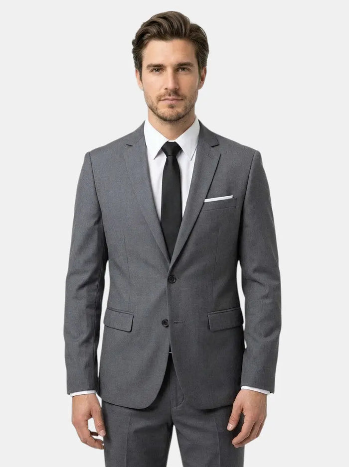 Elegant men's suit set by LondonLaneStore featuring a tailored blazer and matching tie, perfect for formal occasions.