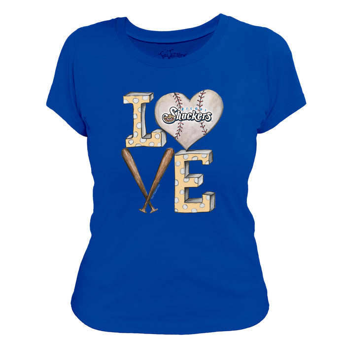 Tiny Turnip Women's Baseball Love Tee