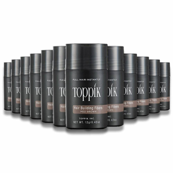 Toppik - Hair Building Medium Brown Fibers  0.42 Oz - 12 Pack