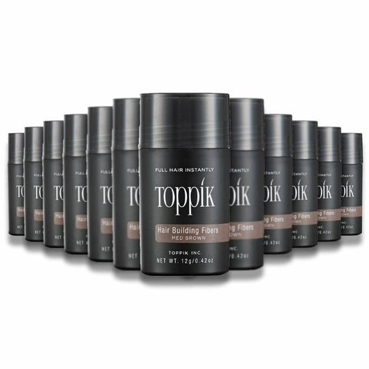 Toppik - Hair Building Medium Brown Fibers  0.42 Oz - 12 Pack