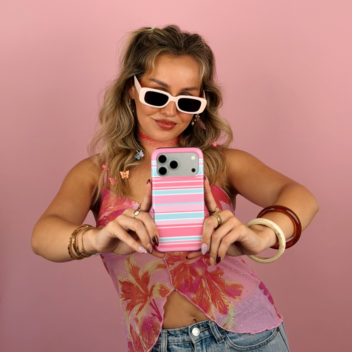 Tough MagSafe® Phone Case - Retro Stripes Lizzie