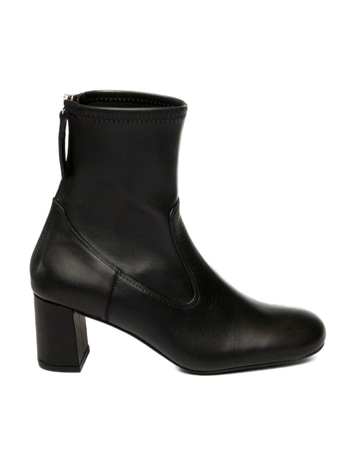 UNISA Tronchetto pelle nero MARVY PELLE-BLACK