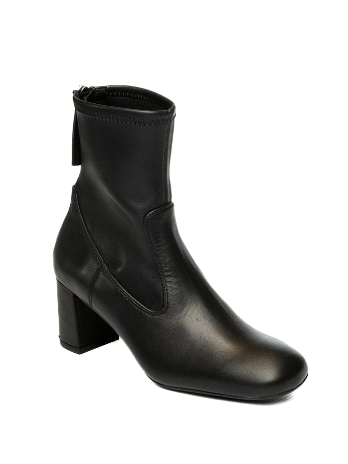 UNISA Tronchetto pelle nero MARVY PELLE-BLACK