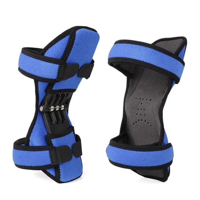 Unisex breathable knee compression sleeve with shock-absorbing padding and adjustable support for knee pain relief and stability.
