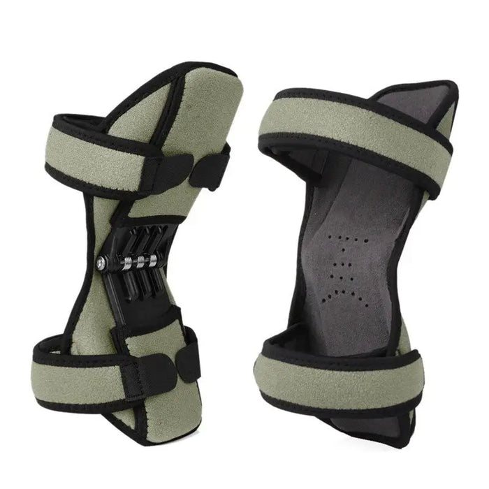 Unisex breathable knee compression sleeve with shock-absorbing support and adjustable fit, designed for knee pain relief and stability.