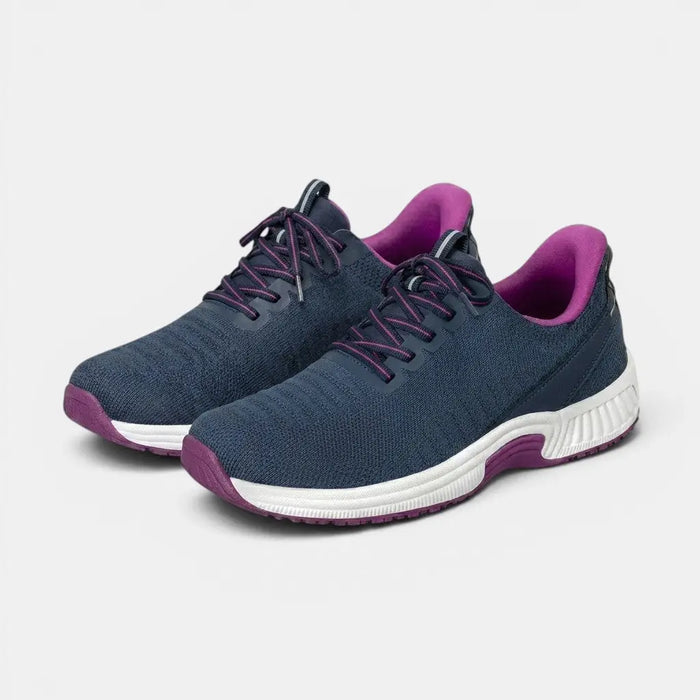 Unisex breathable knit slip-on sneakers from LondonLaneStore with comfortable orthopedic design and casual walking shoe style.