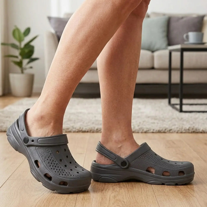 Unisex breathable orthopedic clogs by LondonLaneStore featuring slip-resistant soles and cushioned comfort for daily wear.