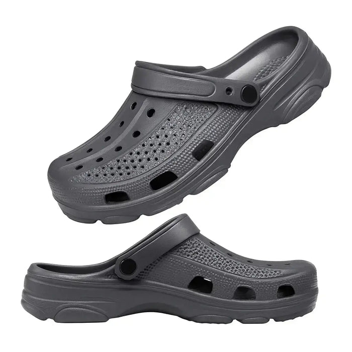 Unisex breathable orthopedic clogs with slip-resistant soles, designed for comfort and support, suitable for work or casual wear.