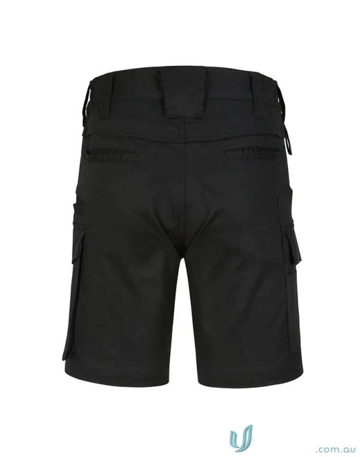 Black cargo shorts from WP27 Unisex Cotton Stretch Rip Stop Work Shorts collection