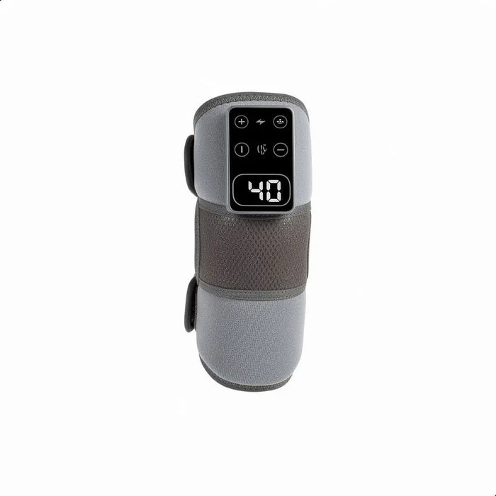 Unisex soft fabric knee wrap from LondonLaneStore with adjustable design for heated vibration therapy and joint comfort.