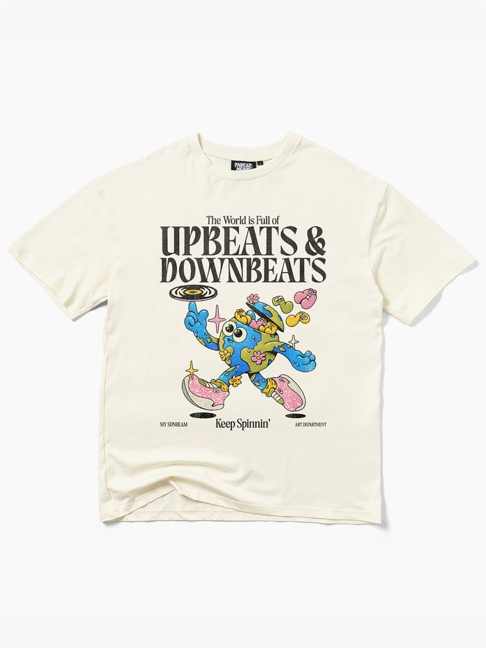 Upbeats & Downbeats T-Shirt | Natural-Image 1