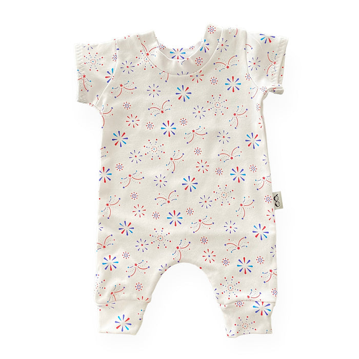USA Fireworks Harem Romper