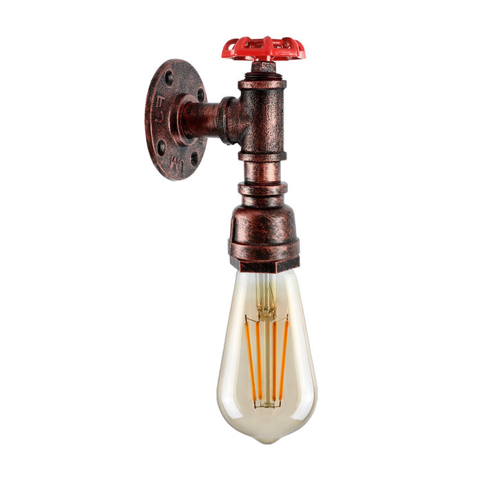 Vintage Industrial Steampunk Water Pipe Wall Light E27~2168
