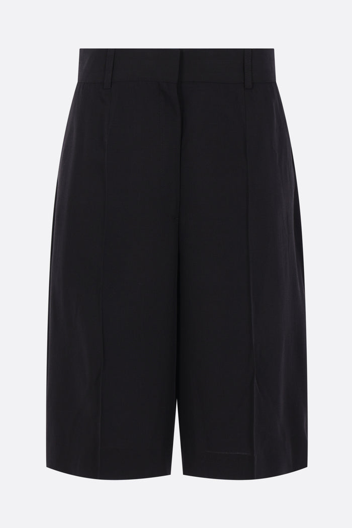 viscose and wool shorts