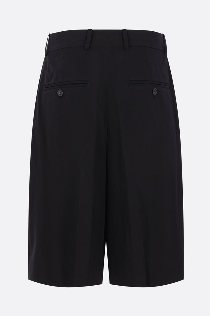 viscose and wool shorts