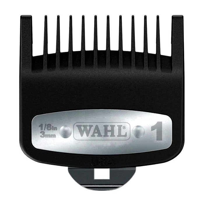 Wahl Premium Cutting Guide with Metal Clip # 1- 1/8" (3mm) #3354-1300 - Palms Fashion Inc.