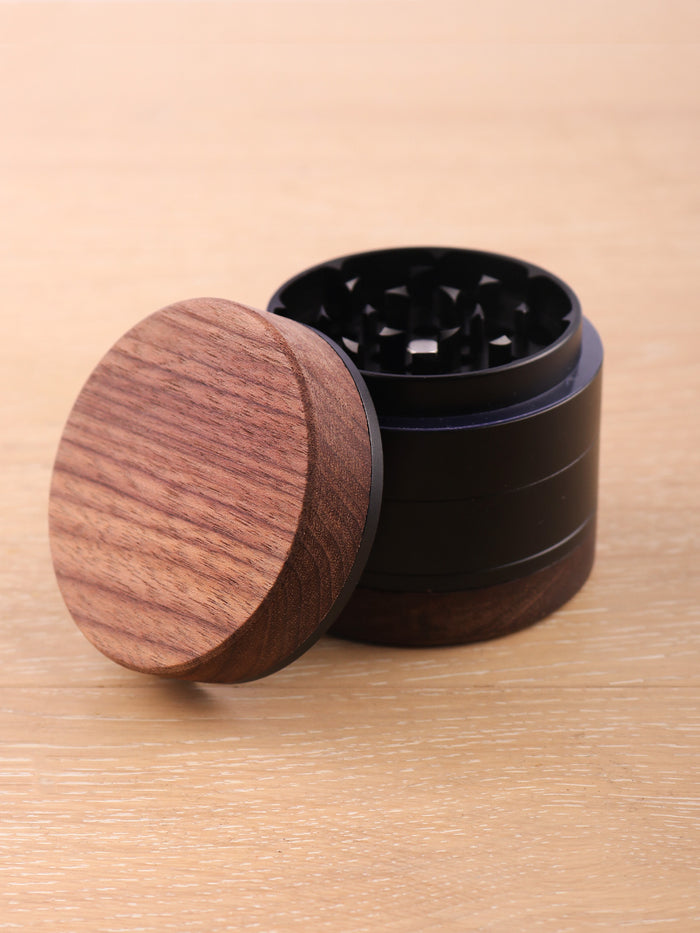 Walnut Black Grinder 63mm 4pc | Black-Image 1