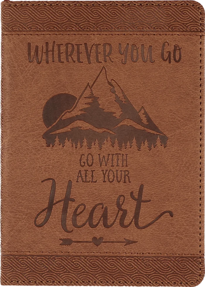 Wherever You Go Journal Brown