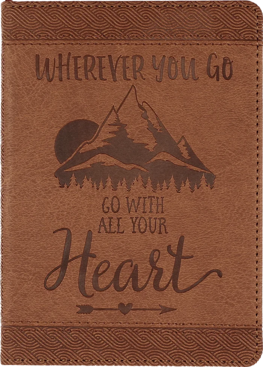 Wherever You Go Journal Brown