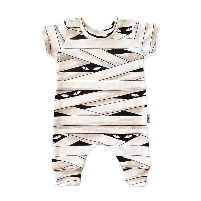 White Mummy Harem Romper