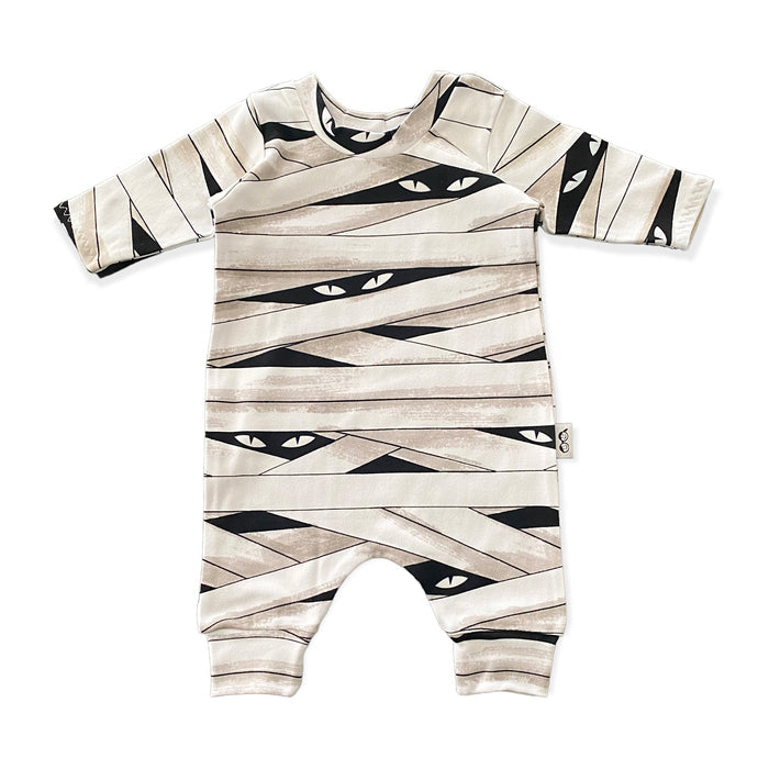 White Mummy Harem Romper
