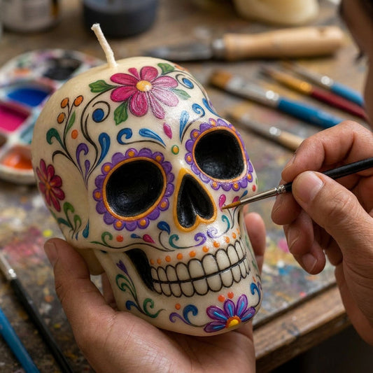 WICKCRAFT: Paint Your Own Skull Candle