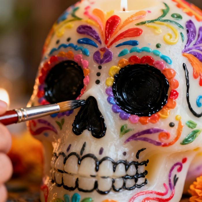 WICKCRAFT: Paint Your Own Skull Candle
