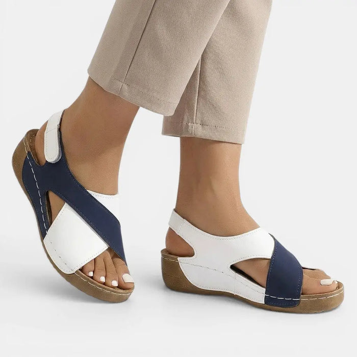 Women's orthopedic breathable sandals by LondonLaneStore featuring adjustable straps and chic summer comfort.