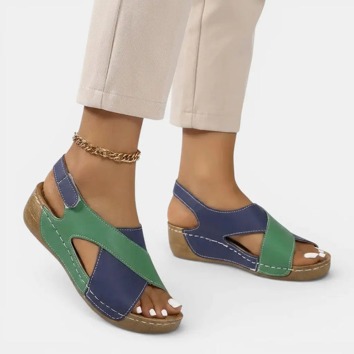 Women's orthopedic breathable sandals by LondonLaneStore, adjustable and comfortable summer footwear with chic style.