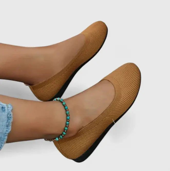 Women's breathable fabric orthopedic shoes from LondonLaneStore, slip-on design with cushioned, supportive footbed for all-day comfort.