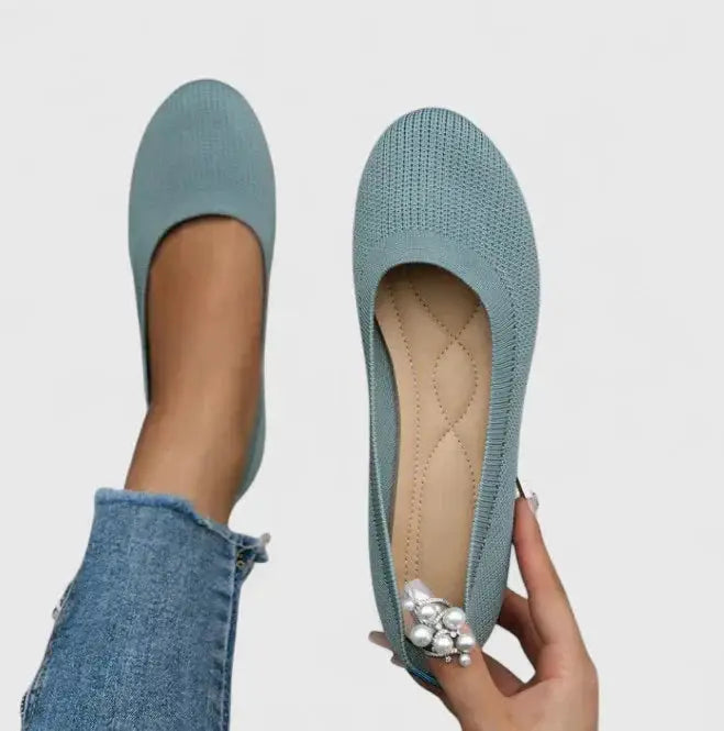 Women’s breathable fabric orthopedic shoes by LondonLaneStore, slip-on comfort footwear for everyday support and style.