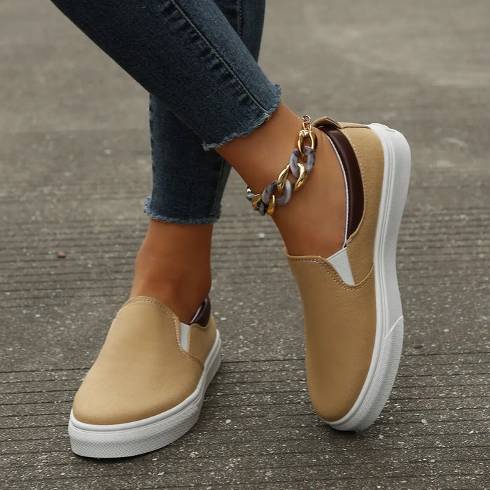 Women’s breathable fabric slip-on orthopedic shoes by LondonLaneStore, stylish casual footwear for everyday comfort.