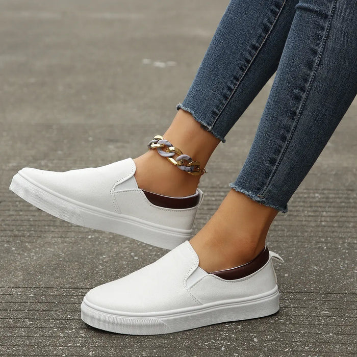 Women’s breathable fabric slip-on shoes by LondonLaneStore, stylish orthopedic footwear for casual everyday wear.