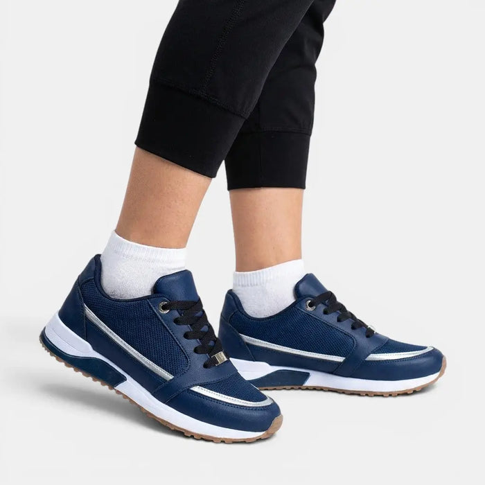 Women's breathable fabric orthopedic sports shoes by LondonLaneStore, comfortable and elegant casual footwear for active wear.