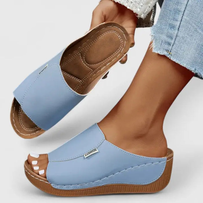 Women’s breathable leather orthopedic sandals by LondonLaneStore, stylish and comfortable summer footwear for women.