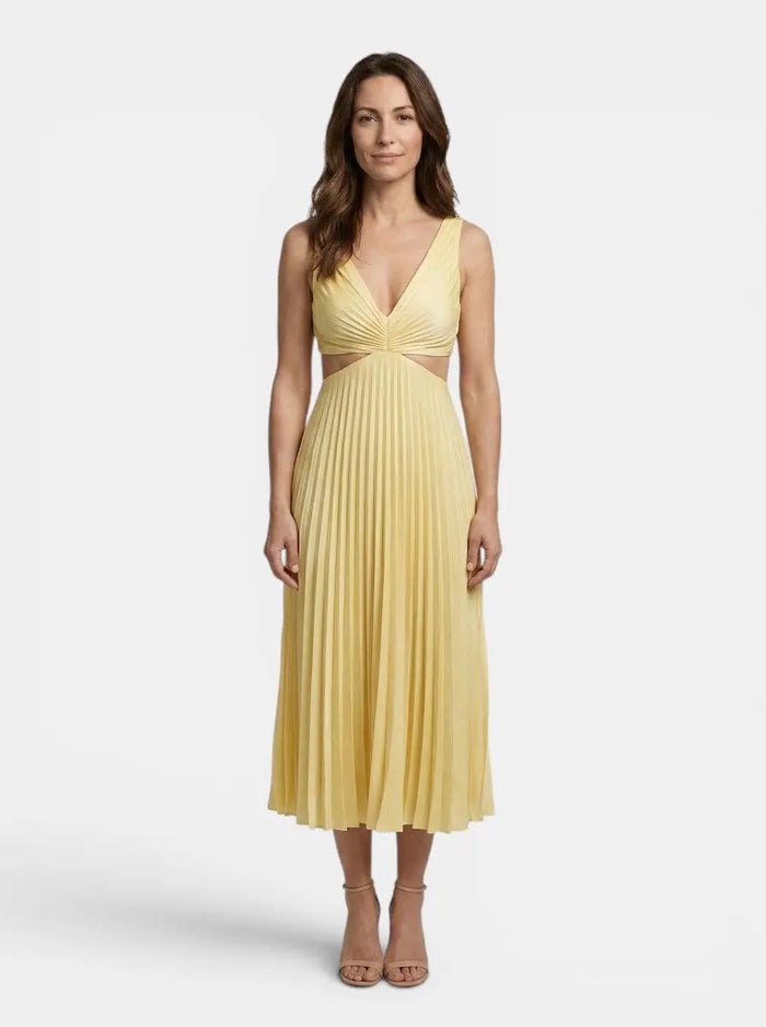 Elegant women's breathable maxi dress by LondonLaneStore featuring a flowing summer design and lightweight, comfortable fabric.