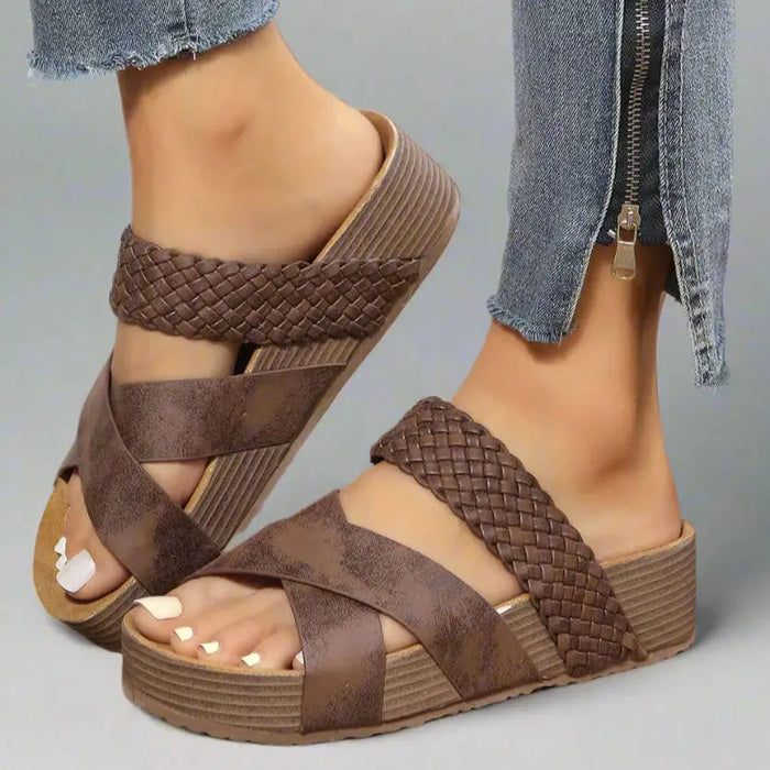 Women’s breathable orthopedic sandals by LondonLaneStore, supportive summer footwear with cushioned soles and adjustable straps.