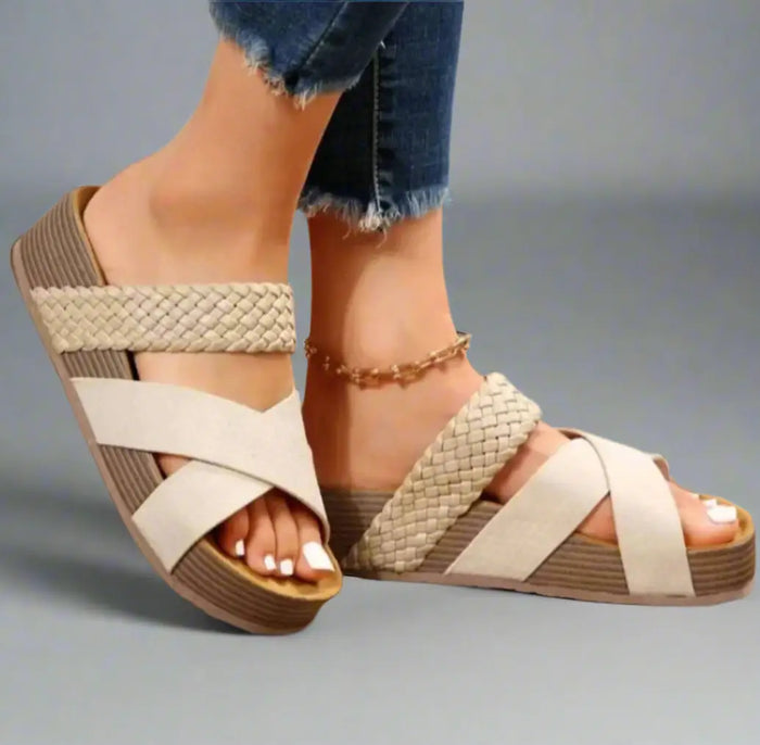 Women’s breathable orthopedic sandals by LondonLaneStore with supportive soles, ideal for comfortable summer footwear.